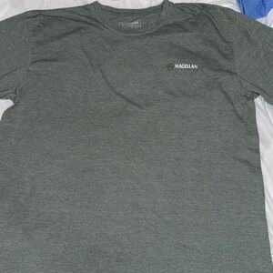 Magellan Outdoors Lake Graphic T Shirt Mens 2XL Green Fishing Tee